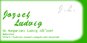 jozsef ludvig business card